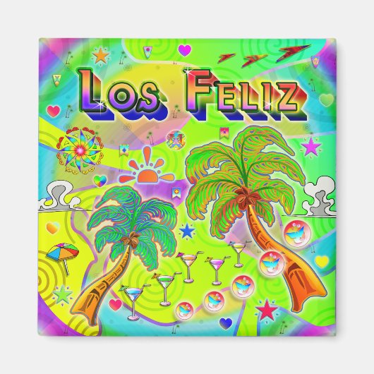 Los Feliz Mind Focus Magnet (Vorne)