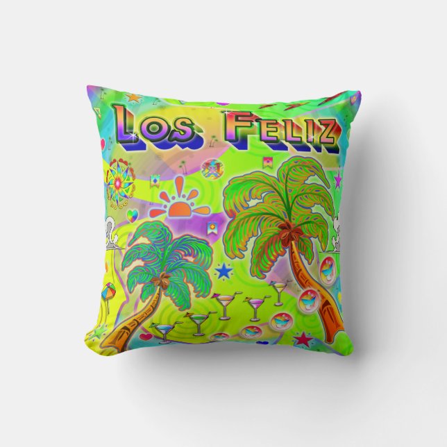 Los Feliz Mind Focus Pillow Kissen (Vorderseite)
