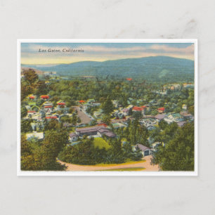 Los Gatos Kalifornien vintage 1940er Jahre Postkarte