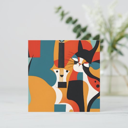 Los Gatos Miro Tocando Jazz (Stehend Vorderseite)