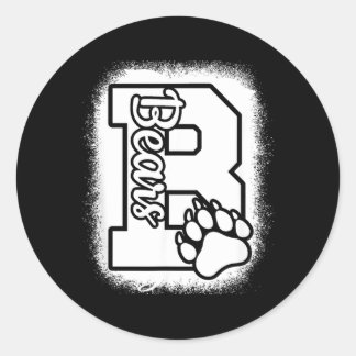 Los geht's, Bears High School Bears zurück zur Sch Runder Aufkleber