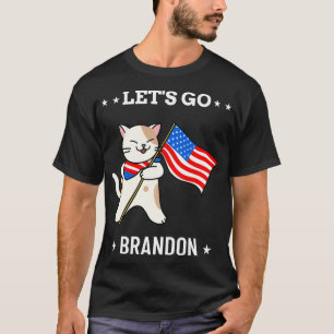 Los geht's Brandon Lustige Katze  Los geht's Brand T-Shirt