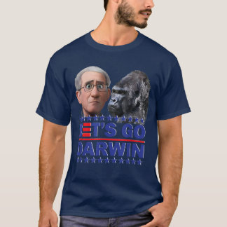 Los geht's Darwin USA-Flagge Vintage Fauci Ouchie T-Shirt