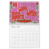 Los geht's! Groovy-Kalender mit Lettering Kalender (Feb 2027)
