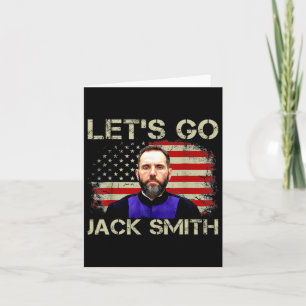 Los geht's Jack Smith Amerikanische Flagge Sommer  Karte