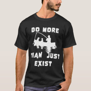 Los geht's!Katze geht angeln. T-Shirt