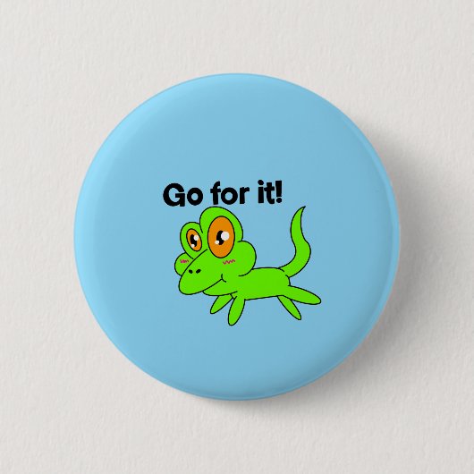 Los Geht's Knopf  Button (Vorderseite)