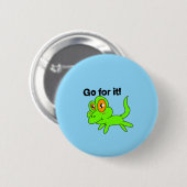Los Geht's Knopf  Button (Vorne & Hinten)