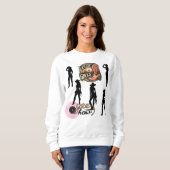 Los geht's Mädchen Sweatshirt (Vorne ganz)