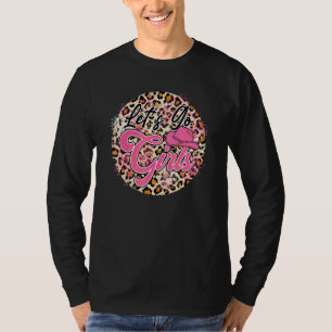 Los geht's Mädchen Western Cowgirls Hut Gepard Leo T-Shirt