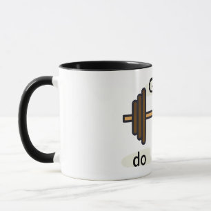 Los Geht's Motivierende Typografie  Tasse
