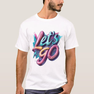 Los geht's Neon Graffiti T-Shirt