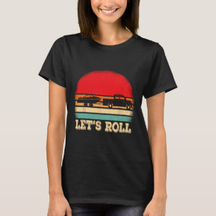 Los geht's Retro-Bootsfahren Boots Kapitän T-Shirt