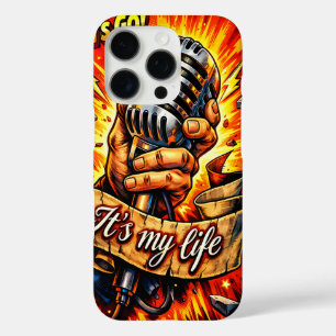 Los geht's! Rock- und Musik-inspirierte Comic-Book iPhone 16 Pro Hülle