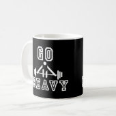 Los geht's schwer kaffeetasse (Vorderseite Links)