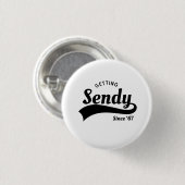 Los geht's Sendy Mason 67 Meme Vintage Button (Vorne & Hinten)