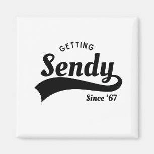 Los geht's Sendy Mason 67 Meme Vintage Magnet
