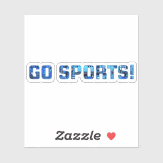 Los geht's Sport! Aufkleber