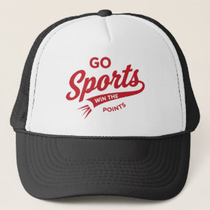 Los geht's Sport Gewinnt die Punkte Truckerkappe