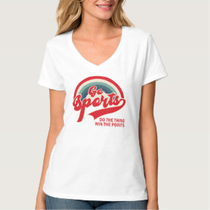 Los geht's Sport Mach das Ding Hol dir die Punkte T-Shirt