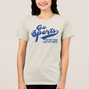 Los geht's Sport Mach das Ding und hol dir die Pun Tri-Blend Shirt