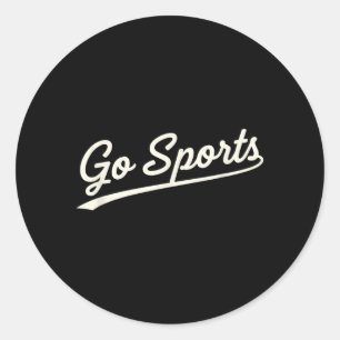 Los geht's Sport Witze Fußball Skript Fan Slogan Runder Aufkleber