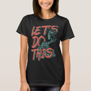 Los geht's süßer Welpen-Katapult T-Shirt
