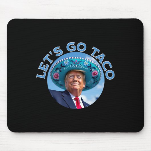 Los geht's Taco 4 Mousepad (Vorne)