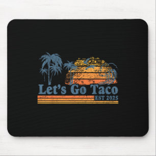 Los geht's Taco Est 2025 Lustiger Retro-Golf von T Mousepad