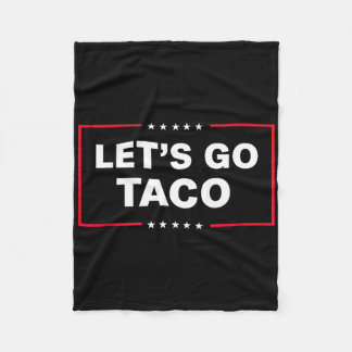 Los geht's Taco für Männer Frauen Lustig Fleecedecke