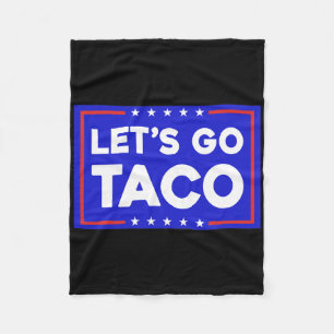 Los geht's Taco Lustig T.a.c.o Los geht's Taco Fleecedecke