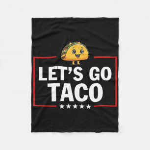 Los geht's Taco Lustig Trump kneift immer 2  Fleecedecke