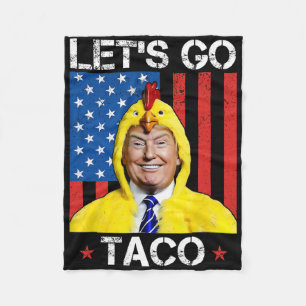 Los geht's Taco Lustig Trump kneift immer 36 Fleecedecke