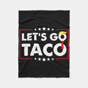 Los geht's Taco Lustig Trump kneift immer 48  Fleecedecke