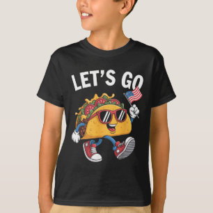 Los geht's Taco Lustig Trump kneift immer 9 T-Shirt