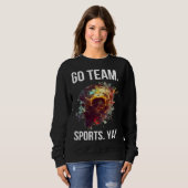 Los geht's Team Sport Ja 4 Sweatshirt (Vorne ganz)