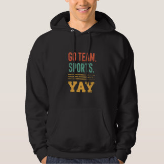 LOS GEHT'S TEAM. SPORT. JUHU Sportbegeisterung Hoodie