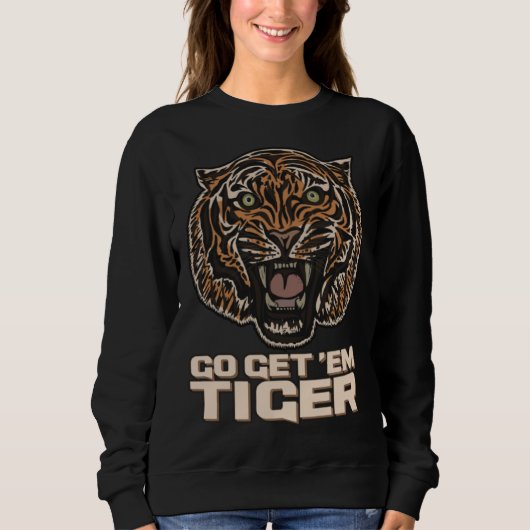 Los Geht's Tiger Sweatshirt (Vorderseite)