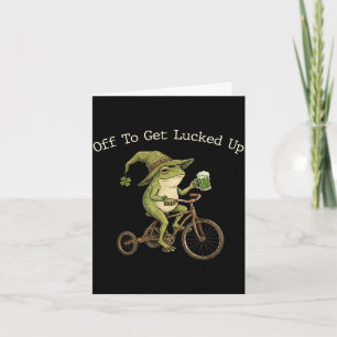 Los geht's, um am St. Patrick's Day Glück zu haben Karte