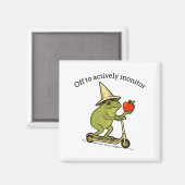 Los geht's, um den Frosch-Weirdcore-Meme-Spruch ak Magnet (Vorderseite/Rückseite)