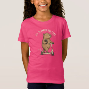 Los geht's, um den Herrn zu preisen Capybara Mädch T-Shirt