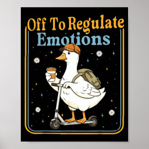Los geht's, um die Emotionen der lustigen Gans see Poster