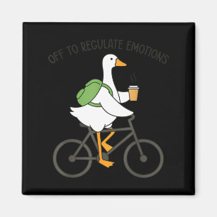 Los geht's, um die Emotionen Gans lustige psychisc Magnet