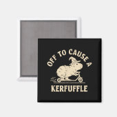 Los geht's, um einen lustigen Capybara-Witz-Meme z Magnet (Vorderseite/Rückseite)