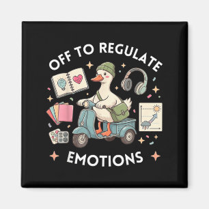 Los geht's, um Emotionen zu regulieren, lustige Ga Magnet