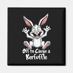 Los geht's, um Wirbel zu machen Lustiges Meme-Bunn Magnet