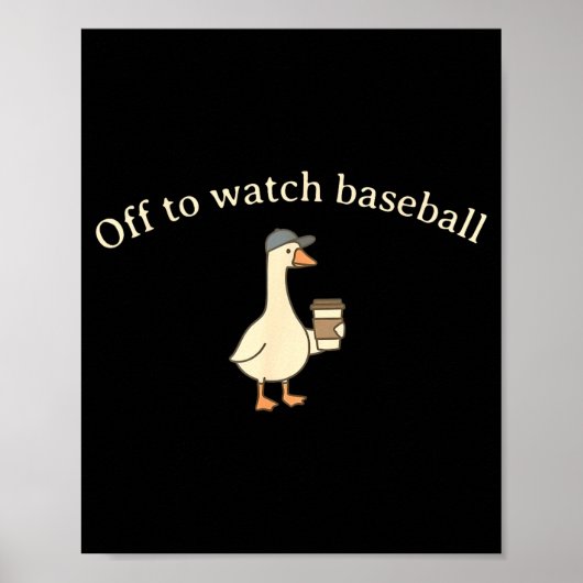 Los geht's zum Baseball lustige Baseball-Mutter-Ga Poster (Vorne)