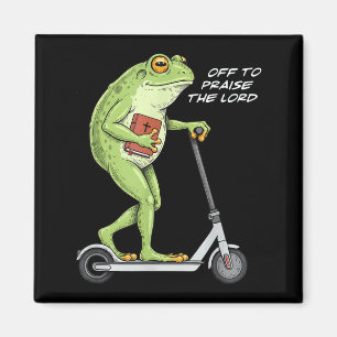 Los geht's zum Lob des Herrn Lustiger Frosch Chris Magnet