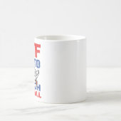 Los geht's zum Softballgucken Kaffeetasse (Mittel)