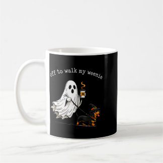 Los geht's zum Spaziergang Weenie Lustiger Dachshu Kaffeetasse